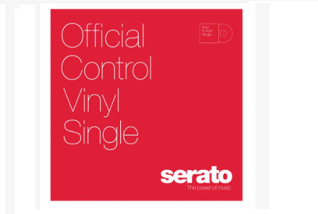 Time Code Serato Control Vinyl 12'' Par - RED