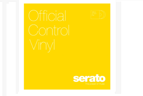 Time Code Serato Control Vinyl 12'' Par - Yellow